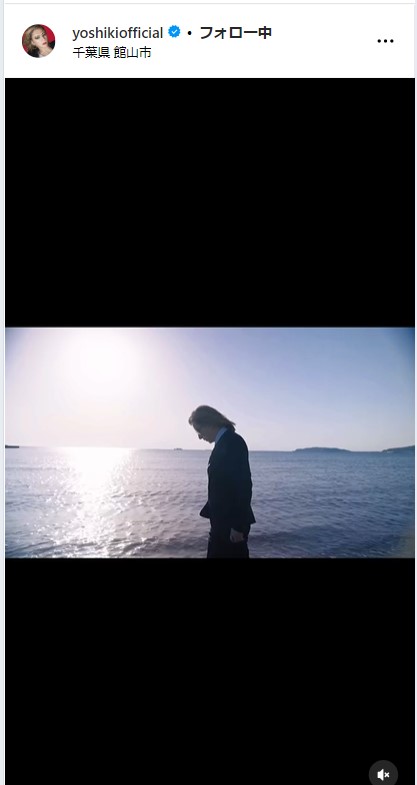 YOSHIKIの公式インスタグラムから
