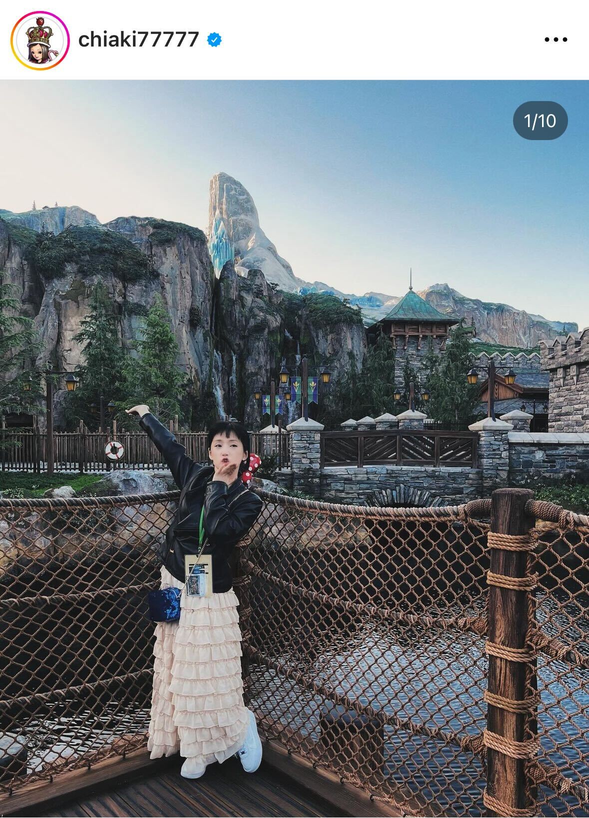 千秋のインスタグラムから
