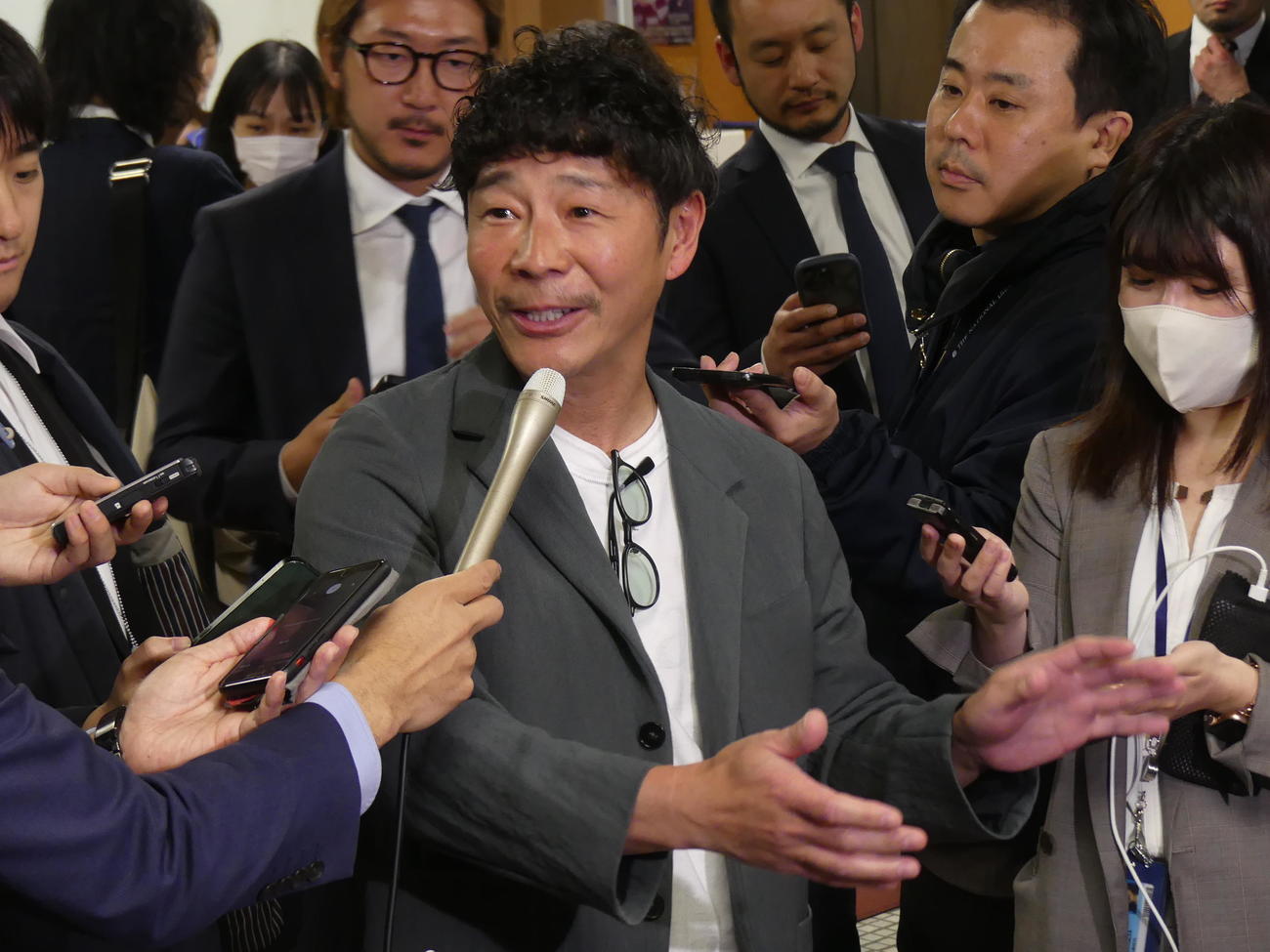 前澤友作氏（2024年4月撮影）