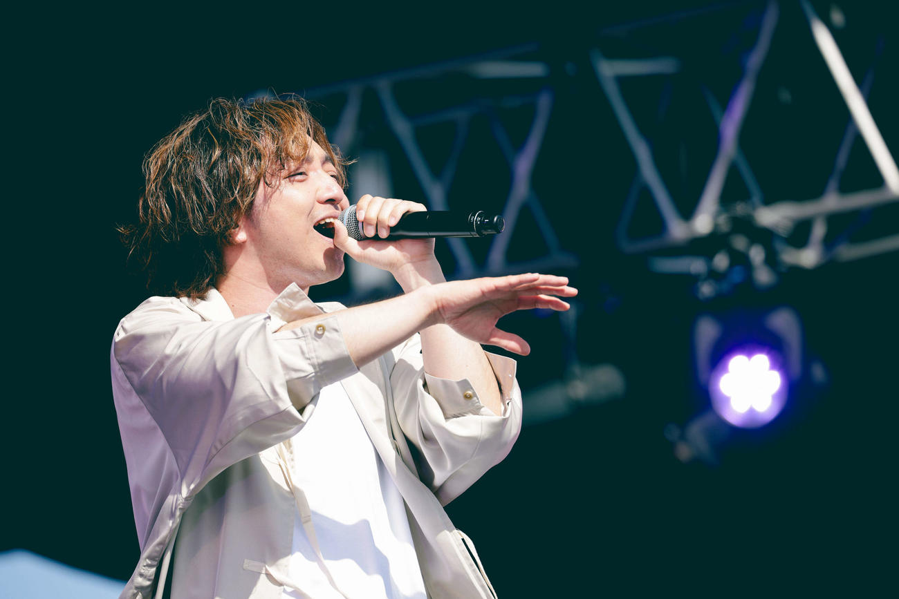 ごぶごぶフェス1日目に出演した三浦大知（C）GOBU GOBU Festival【撮影：渡邉一生】