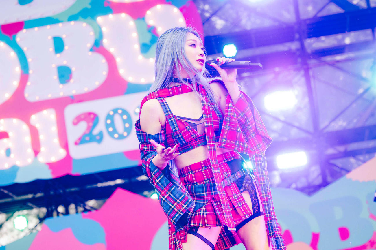 ごぶごぶフェス2日目に出演した倖田来未（C）GOBU GOBU Festival【撮影：ヨシモリユウナ】