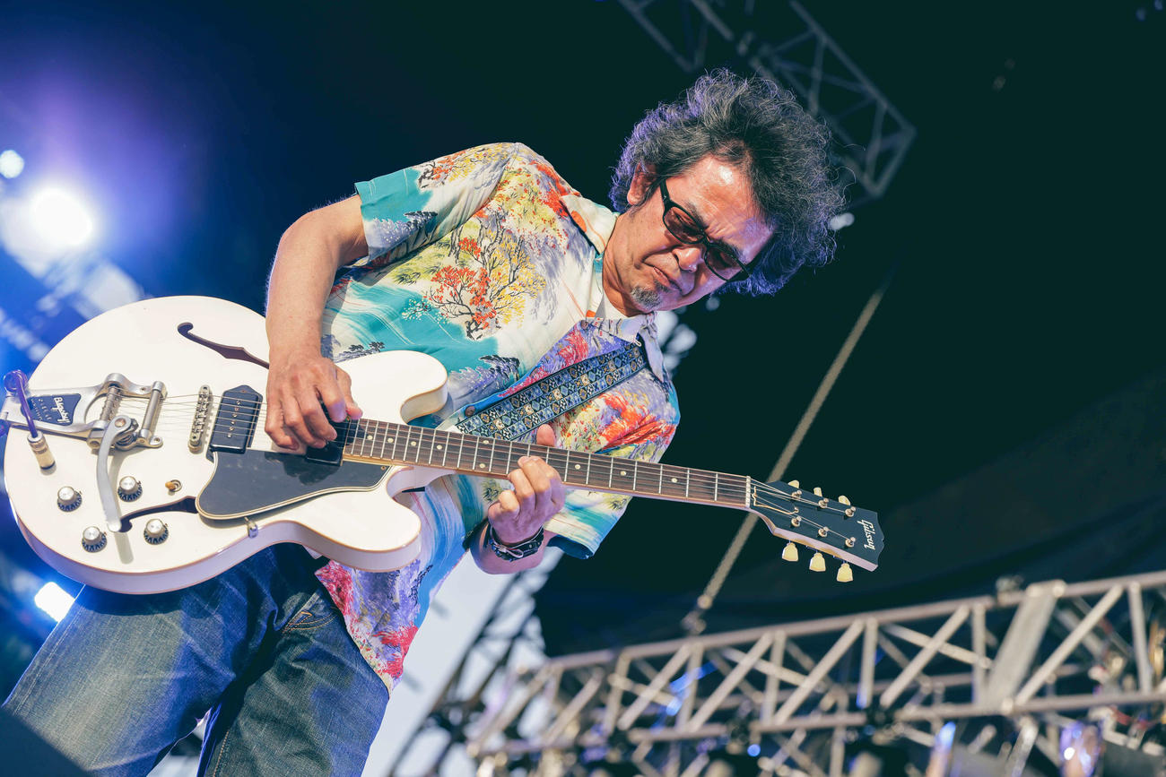 ごぶごぶフェス1日目に出演した奥田民生（C）GOBU GOBU Festival【撮影：渡邉一生】