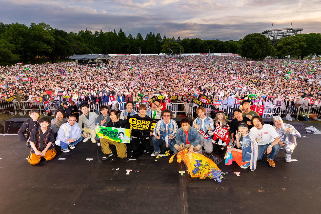 ごぶごぶフェス1日目の出演者（C）GOBU GOBU Festival【撮影：Purosangue／Konakamura、Purosangue／Yoshimura】