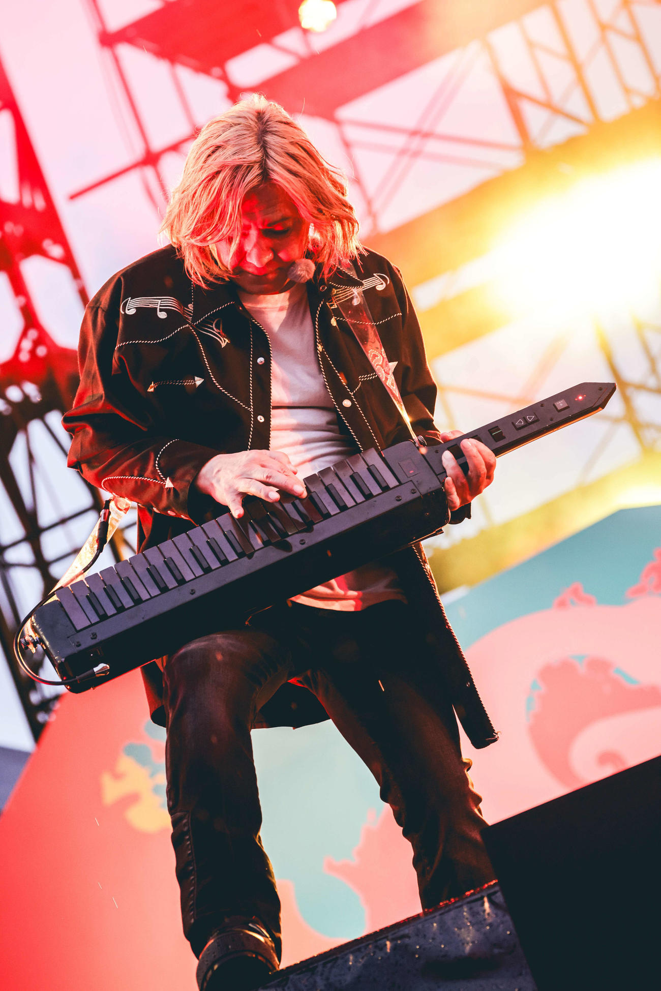 ごぶごぶフェス2日目に出演した小室哲哉（C）GOBU GOBU Festival【撮影：渡邉一生】