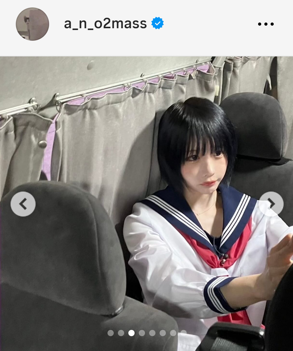 あののインスタグラムから