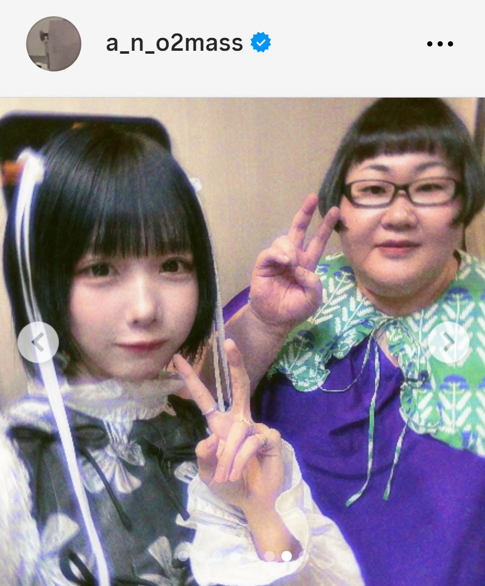 あののインスタグラムから