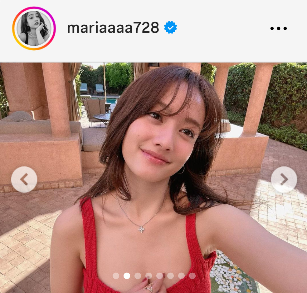 谷まりあのインスタグラムから