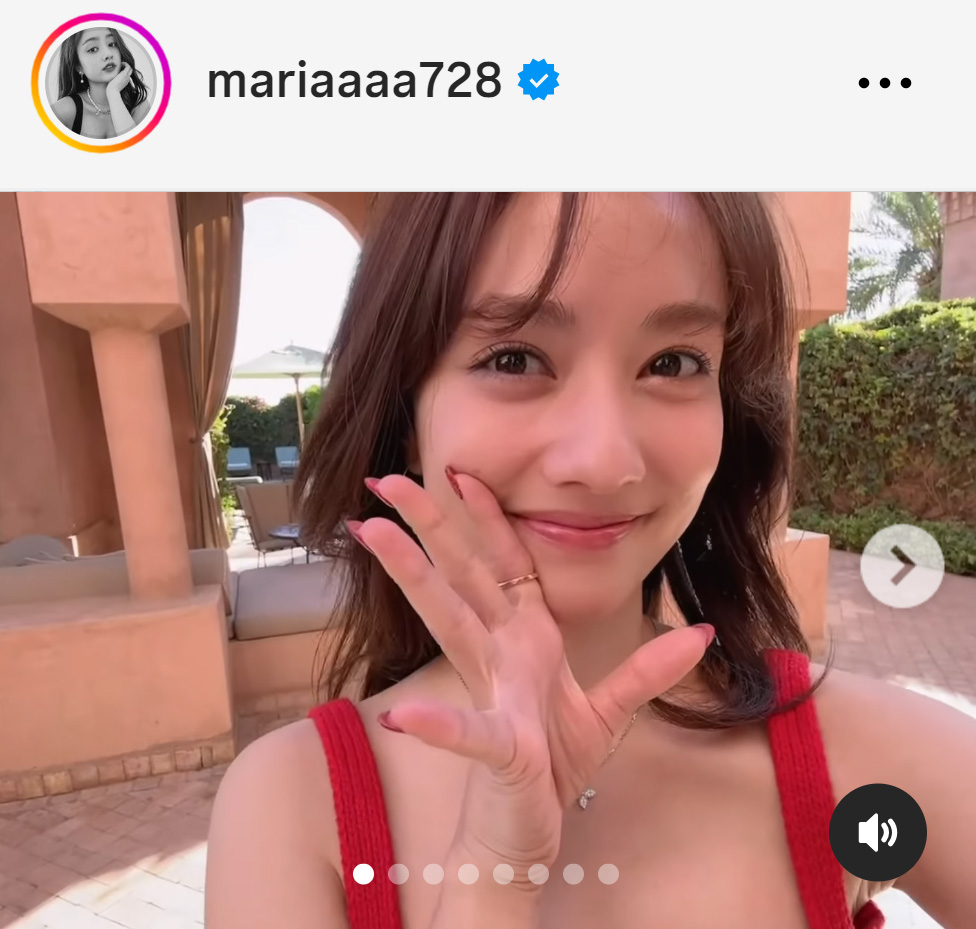 谷まりあのインスタグラムから