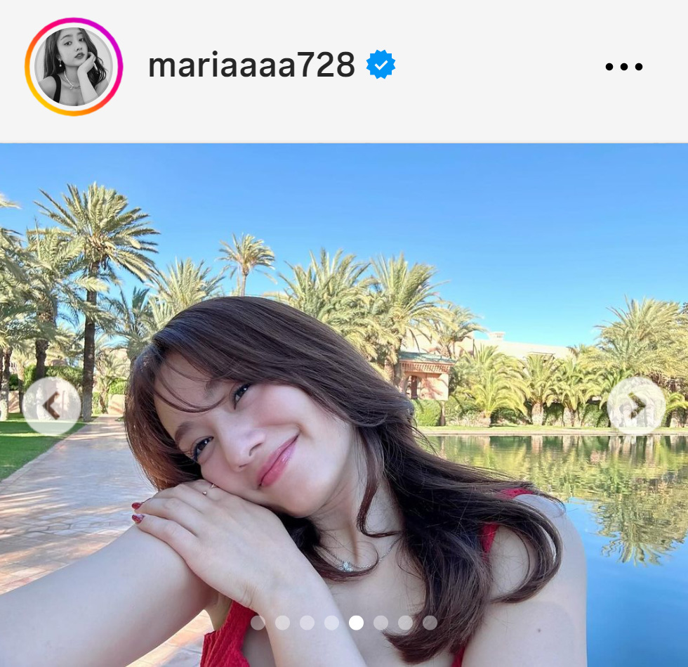 谷まりあのインスタグラムから