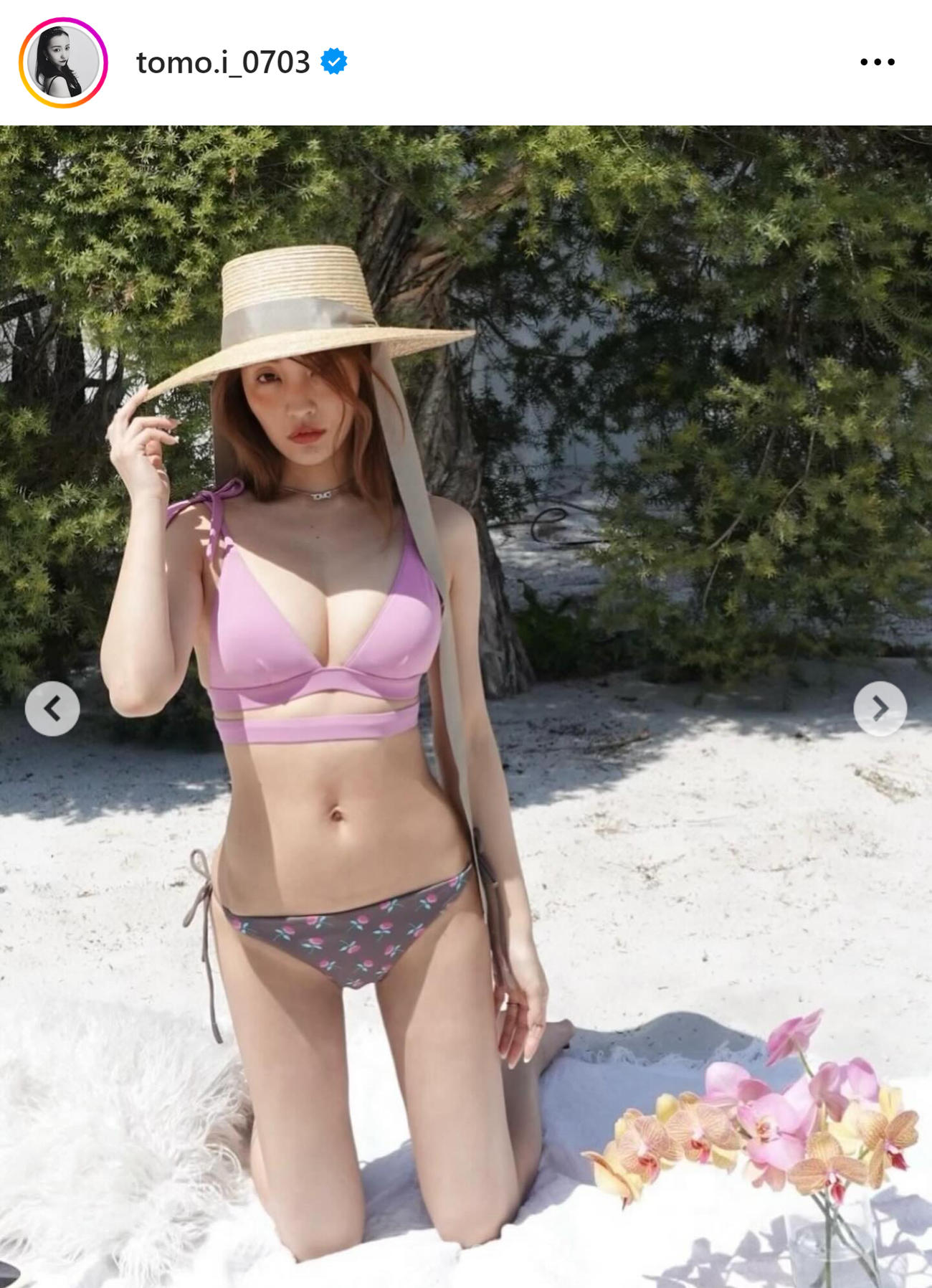 板野友美のインスタグラムから