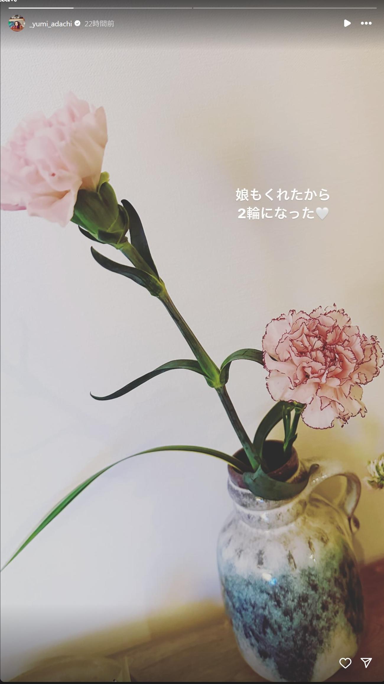 安達祐実のインスタグラムから