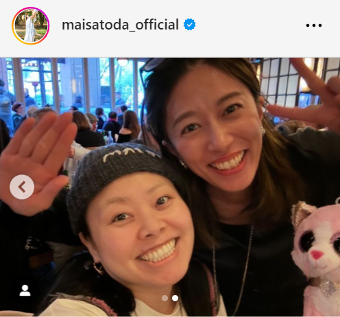 里田まいのインスタグラムから