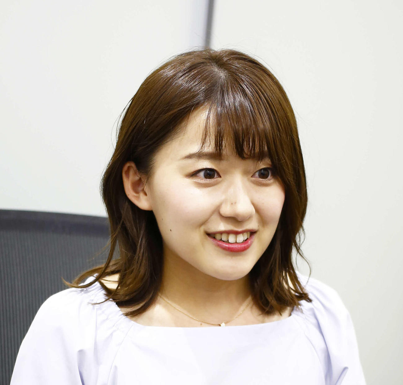 日テレ尾崎里紗アナ（2019年撮影）