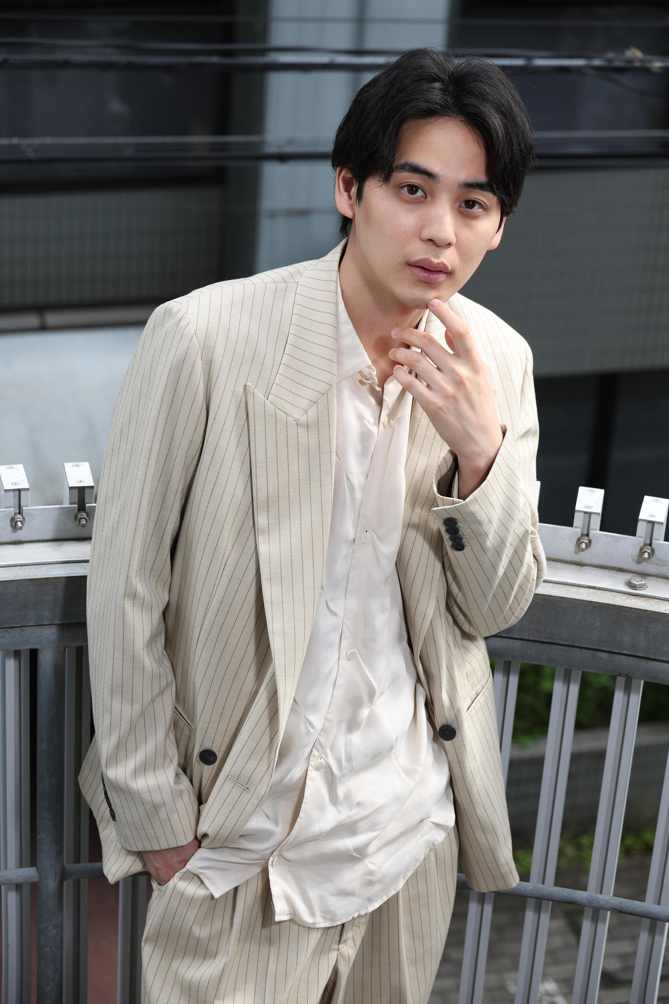 初単独主演映画について語った鈴木志遠（撮影・中島郁夫）