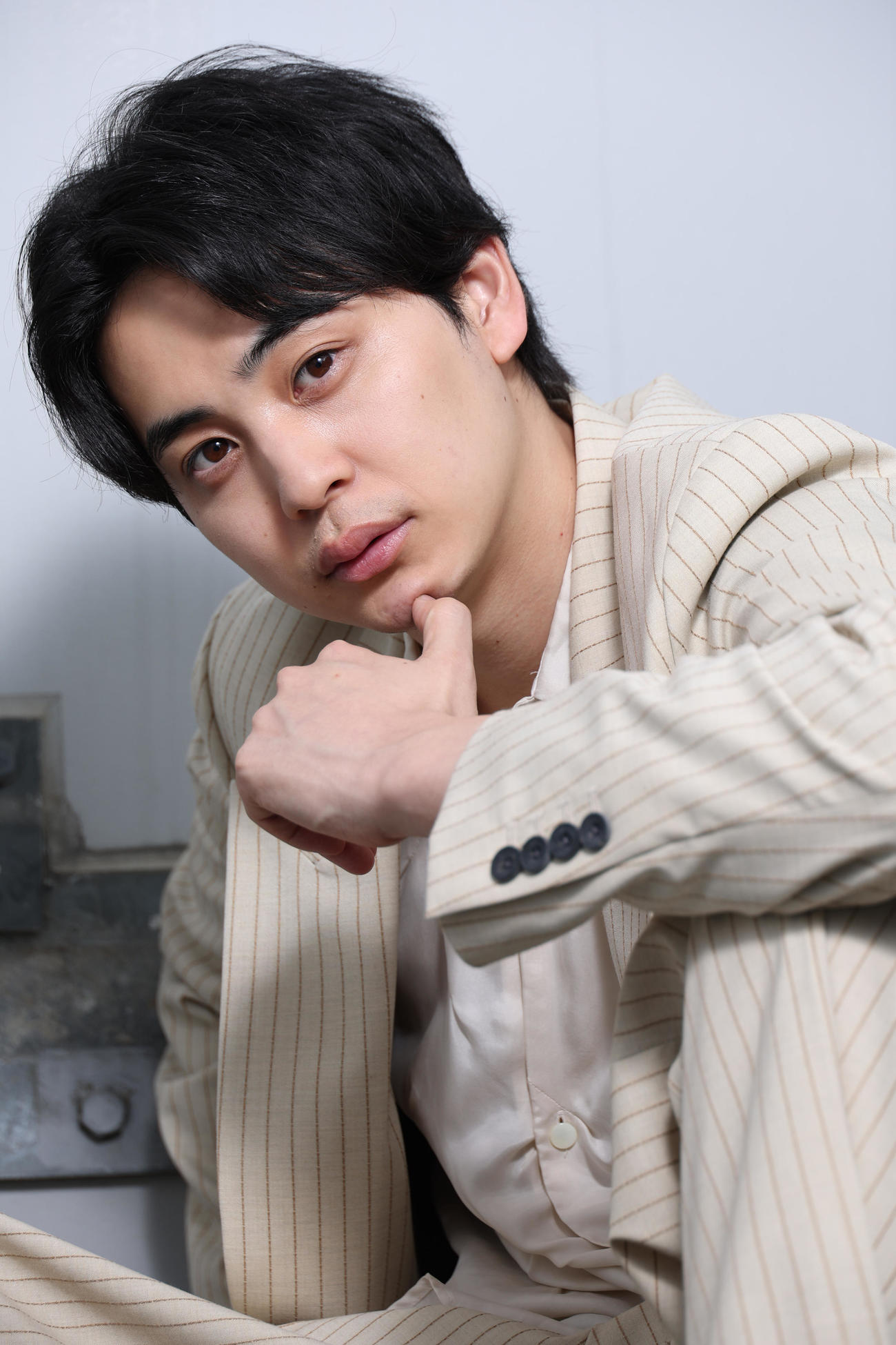 初単独主演映画について語った鈴木志遠（撮影・中島郁夫）