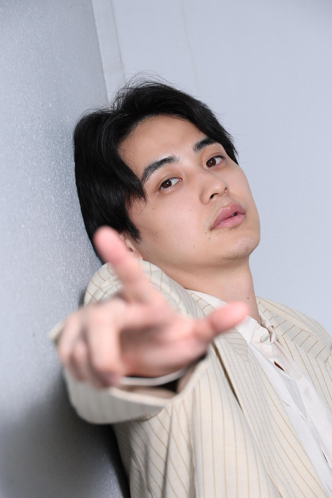 初単独主演映画について語った鈴木志遠（撮影・中島郁夫）