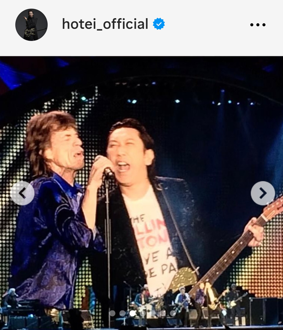布袋寅泰のインスタグラムから