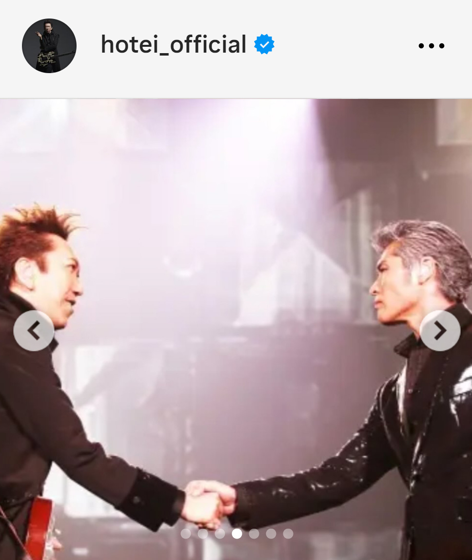 布袋寅泰のインスタグラムから