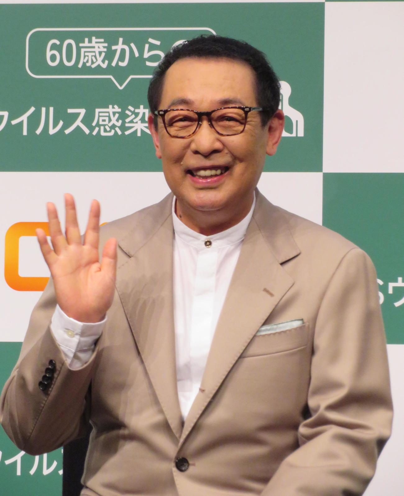 「60歳からのRSウイルス感染症予防啓発プロジェクト」のアンバサダー就任会見を行った、さだまさし