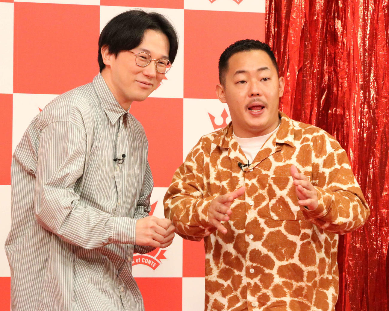 TBS「キングオブコント2024」エントリー表明会見に出席し意気込みを語るザ・マミィ（撮影・塚本光）