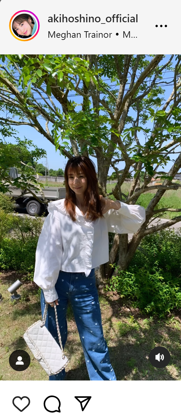 ほしのあきのインスタグラムから