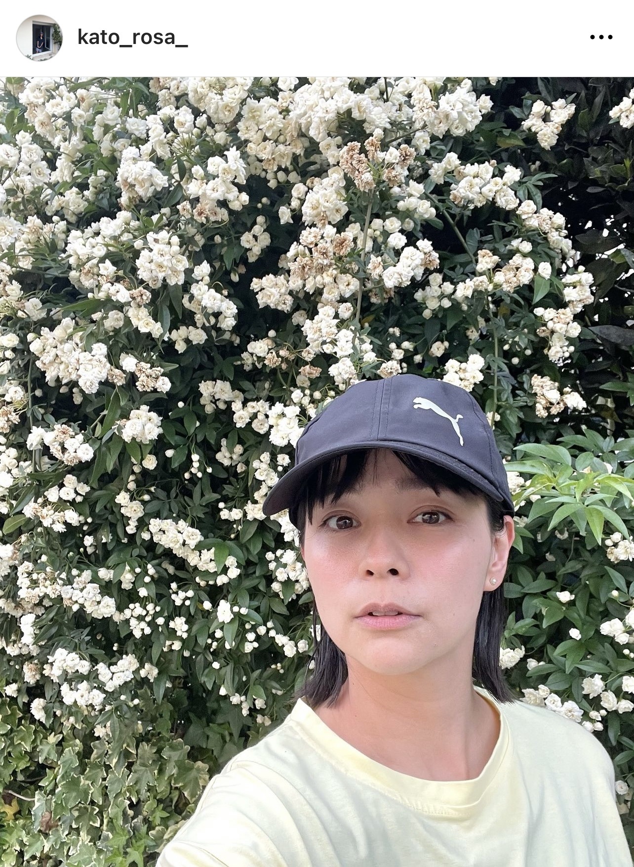（加藤ローサのインスタグラムから）