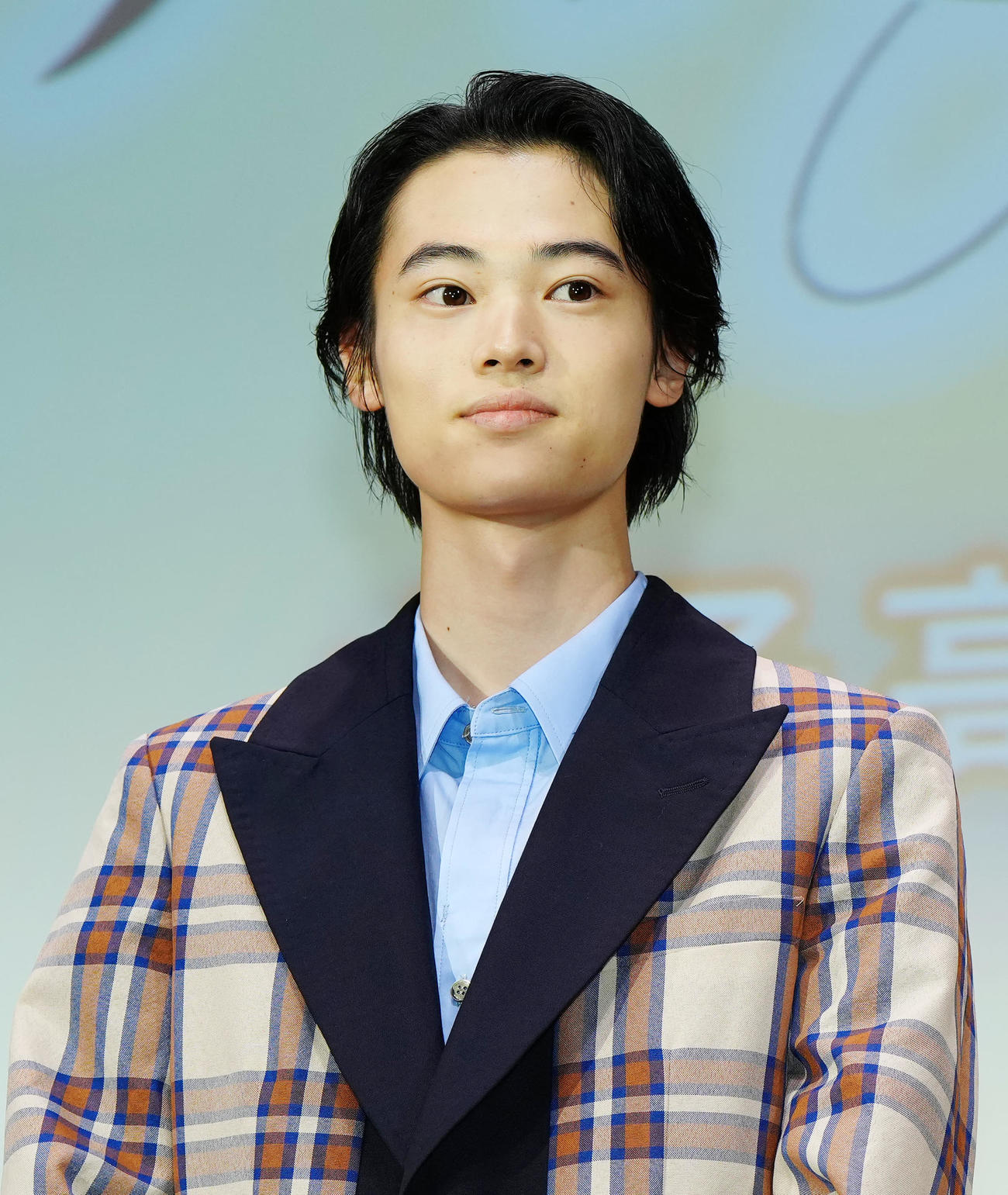 映画「ハピネス」女子高校生試写会で舞台あいさつに臨む窪塚愛流（撮影・江口和貴）