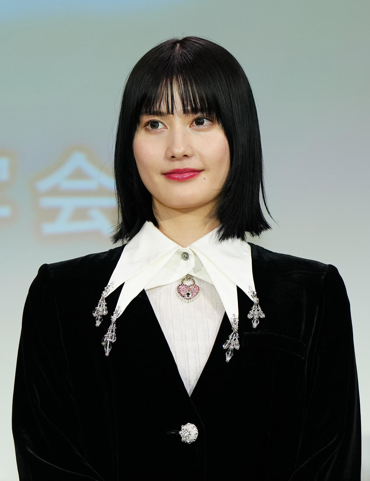 映画「ハピネス」女子高校生試写会で舞台あいさつに臨む橋本愛（撮影・江口和貴）