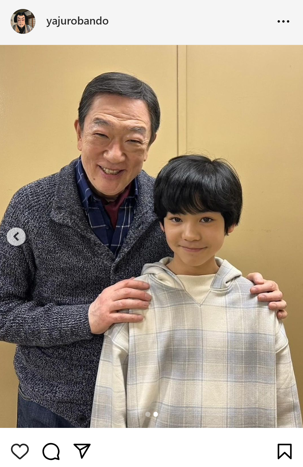 坂東彌十郎のインスタグラムから