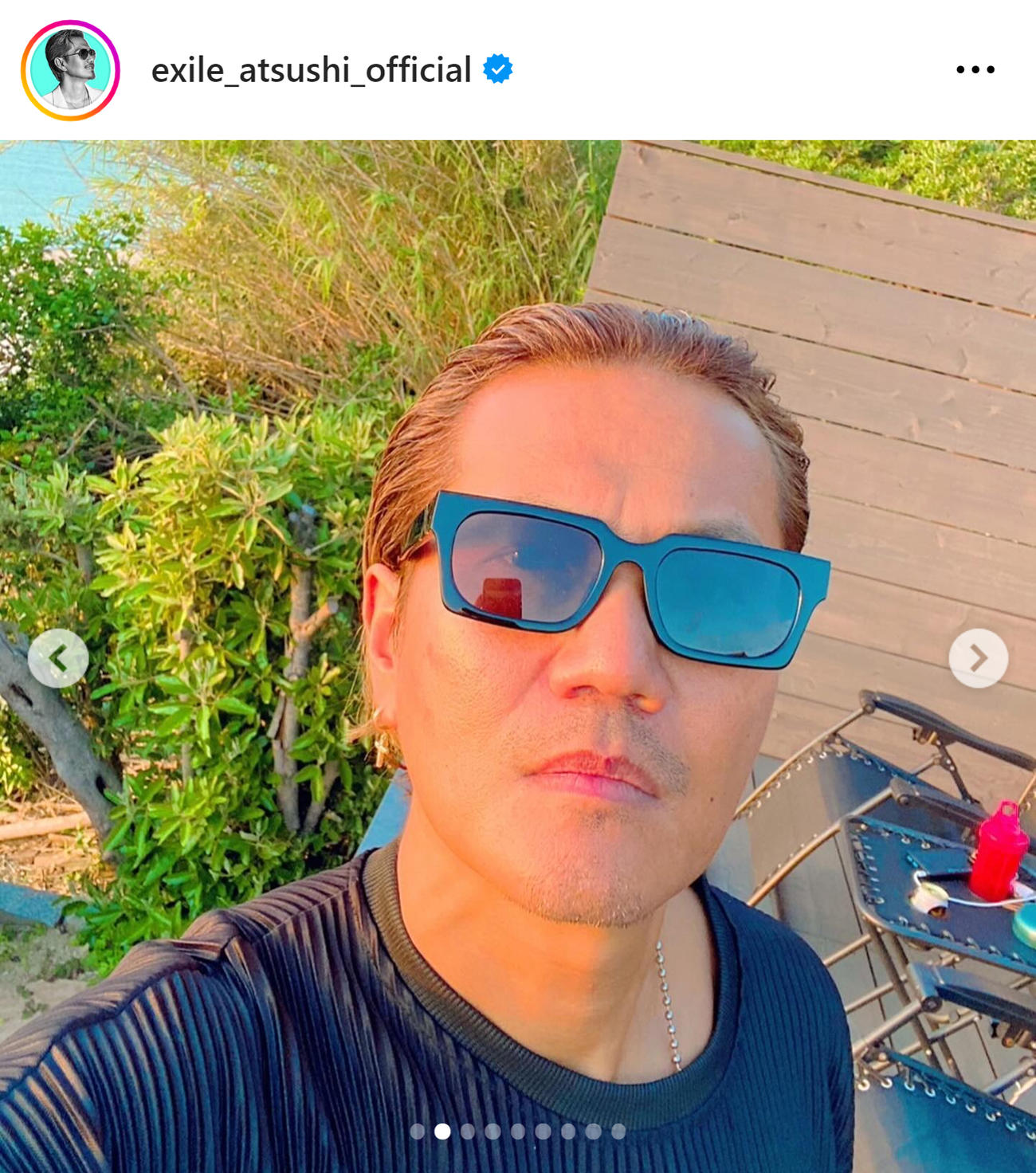 EXILE ATSUSHIのインスタグラムから