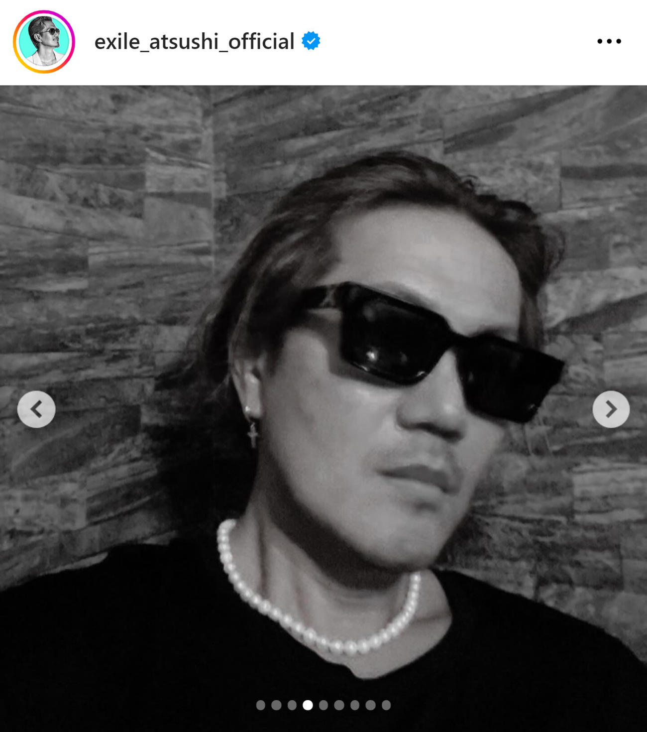 EXILE ATSUSHIのインスタグラムから