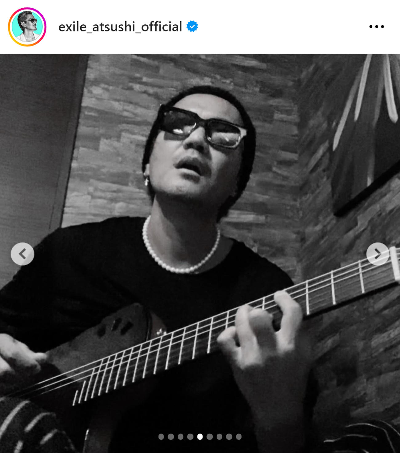 EXILE ATSUSHIのインスタグラムから
