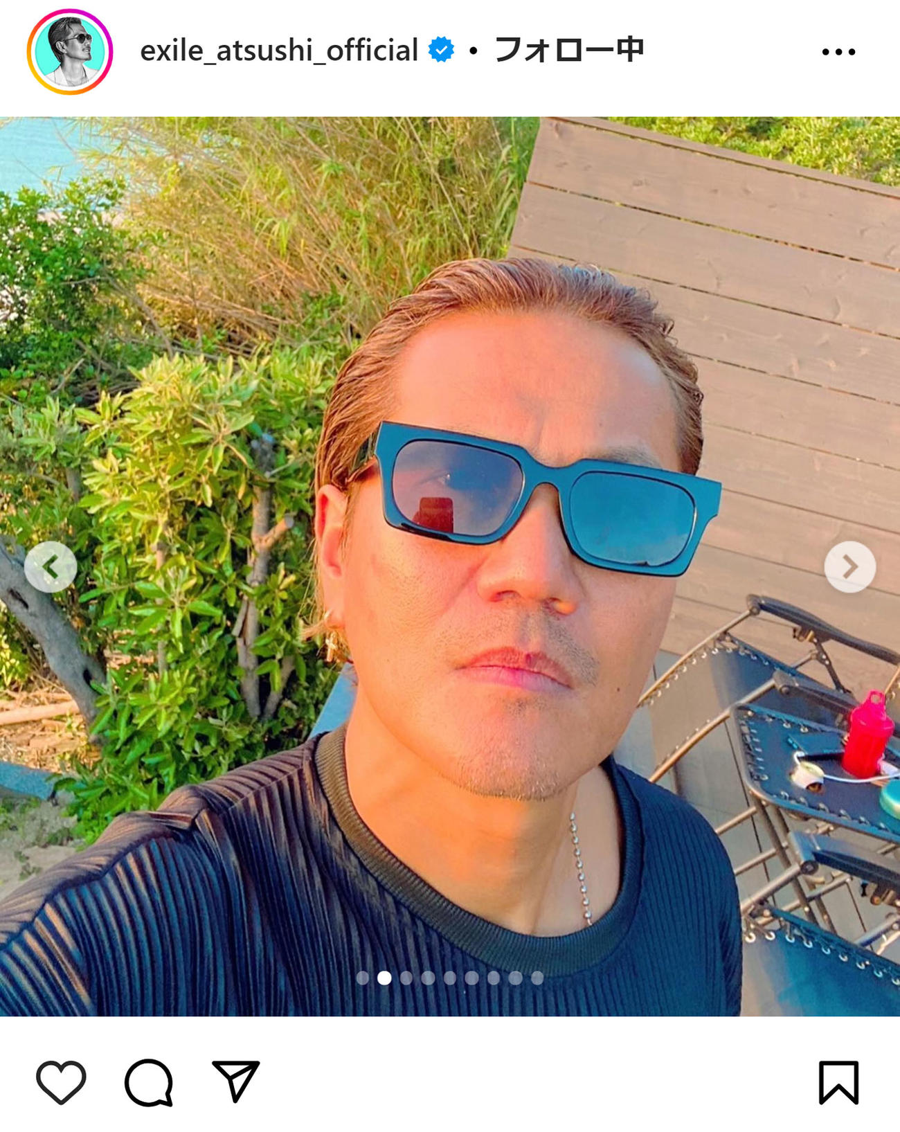 EXILE ATSUSHIのインスタグラムから