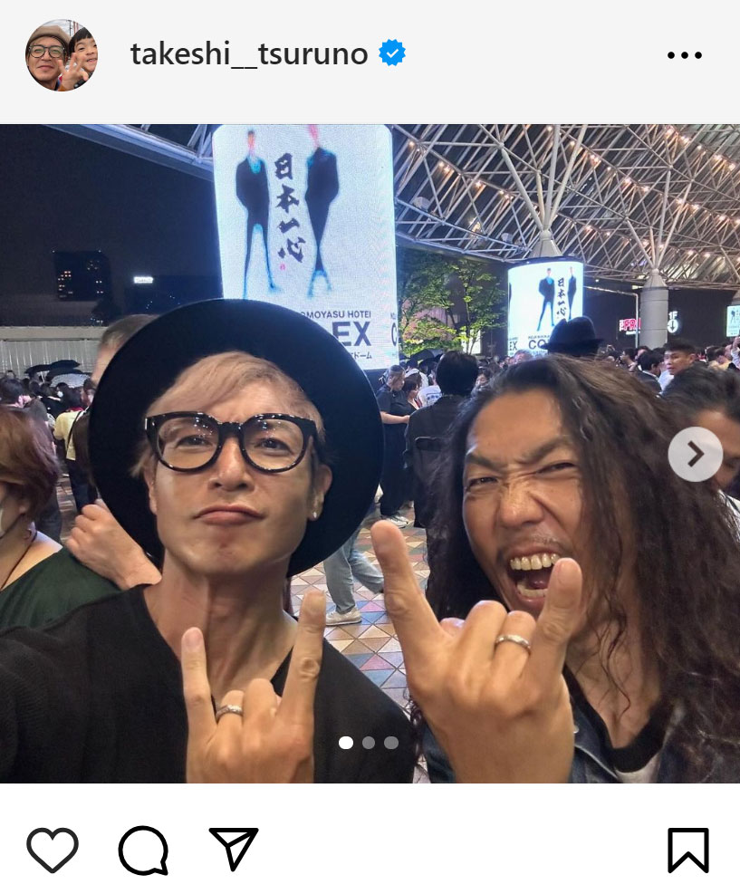 つるの剛士のインスタグラムから