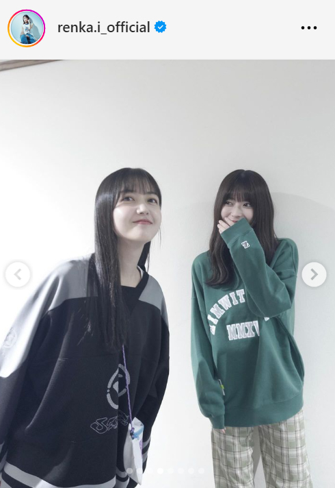 乃木坂46岩本蓮加のインスタグラムから