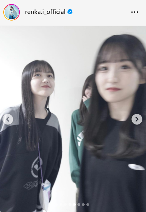乃木坂46岩本蓮加のインスタグラムから