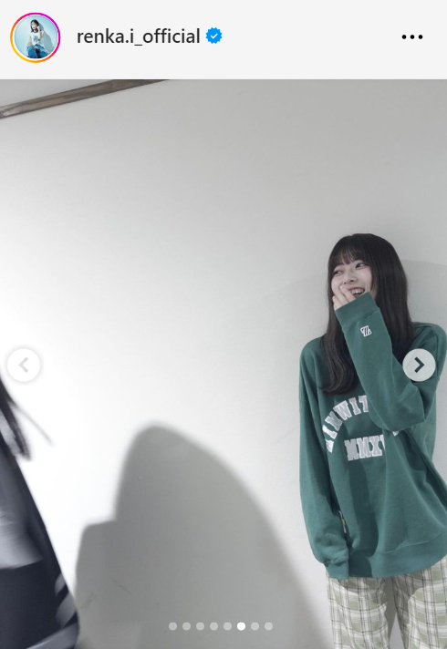 乃木坂46岩本蓮加のインスタグラムから
