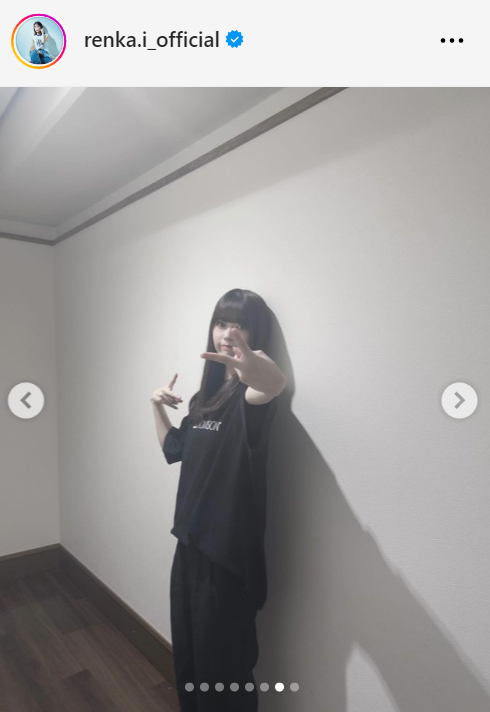 乃木坂46岩本蓮加のインスタグラムから