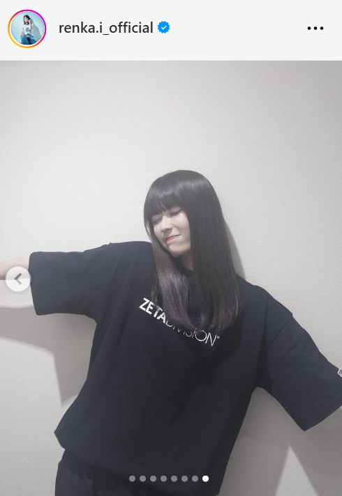 乃木坂46岩本蓮加のインスタグラムから