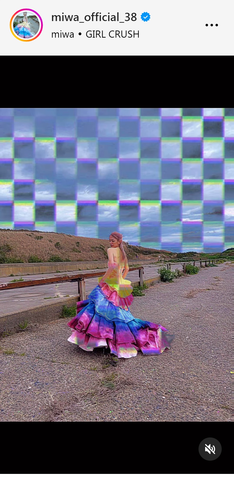 miwaのインスタグラムから