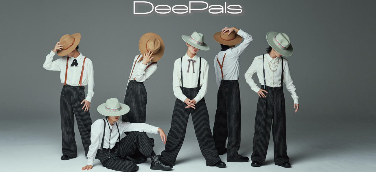 「TOBE」の公式サイトで発表された6人組新グループ「DeePals」