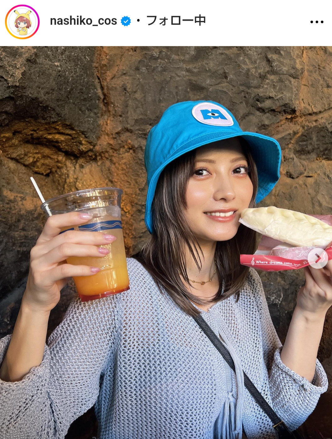 桃月なしこのインスタグラムから