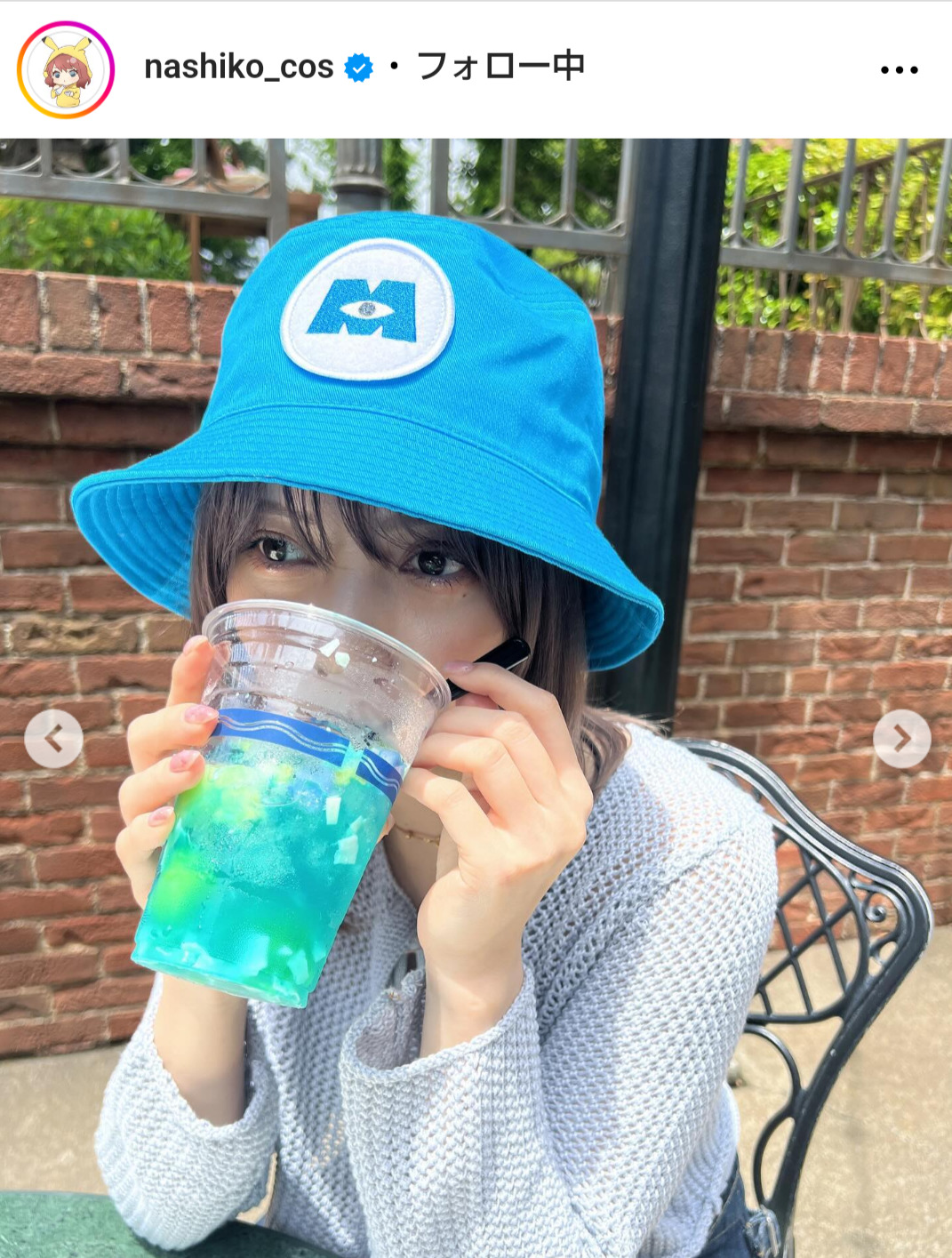 桃月なしこのインスタグラムから