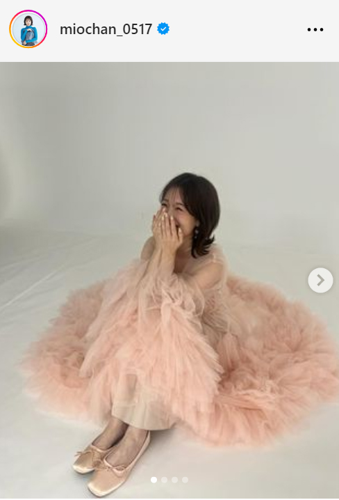 朝長美桜のインスタグラムから