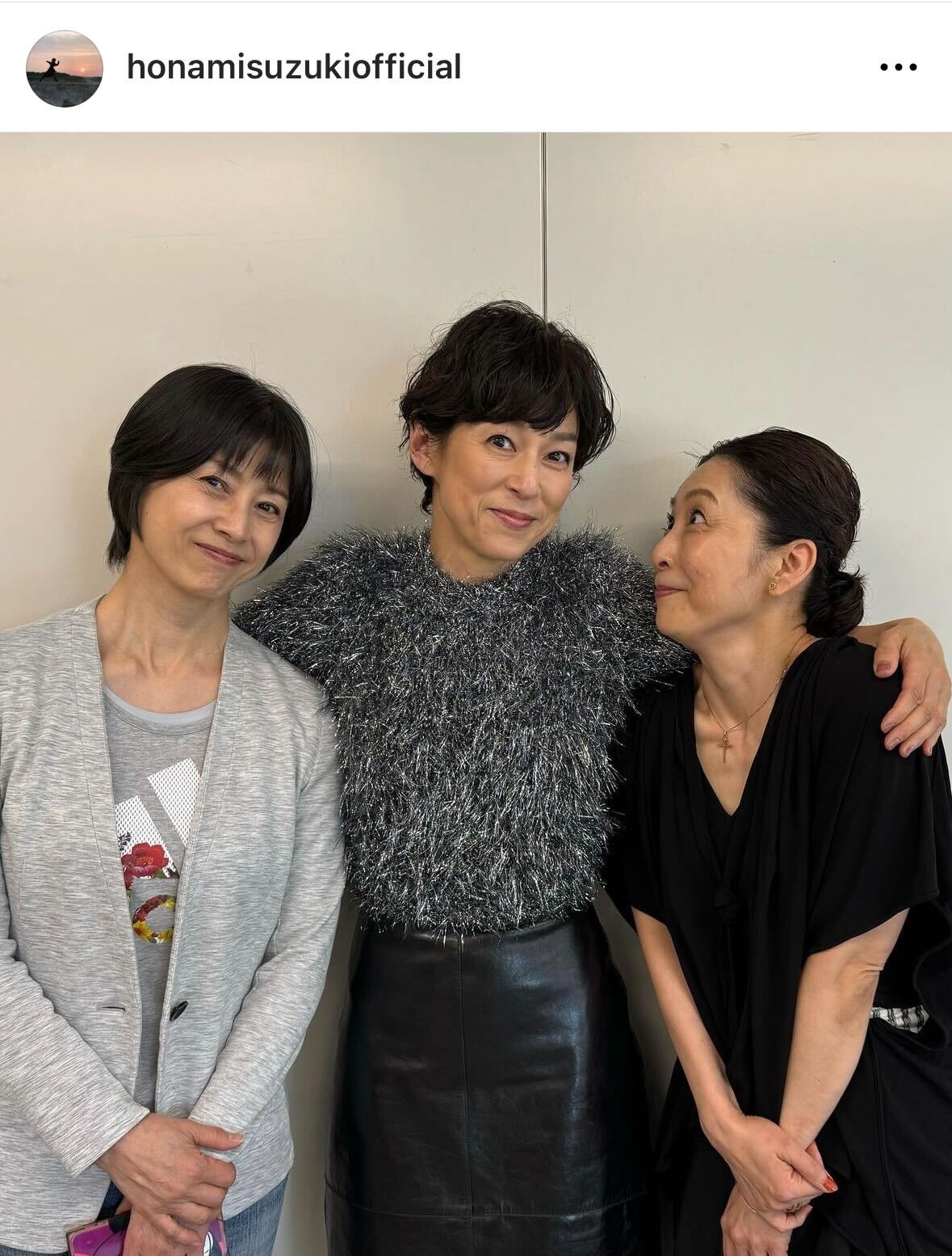 鈴木保奈美のインスタグラムから