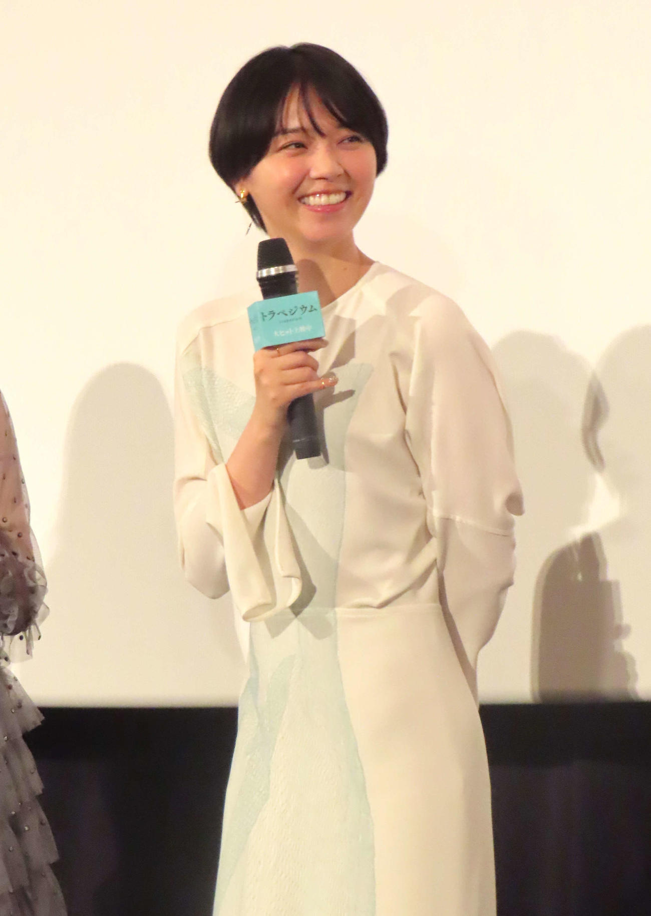 映画「トラペジウム」公開御礼舞台あいさつに登壇した西野七瀬