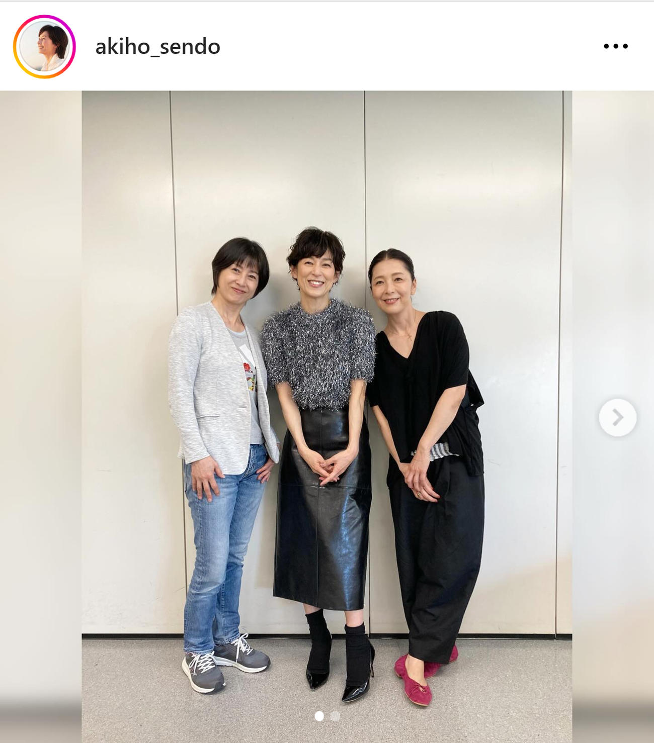 千堂あきほのインスタグラムから