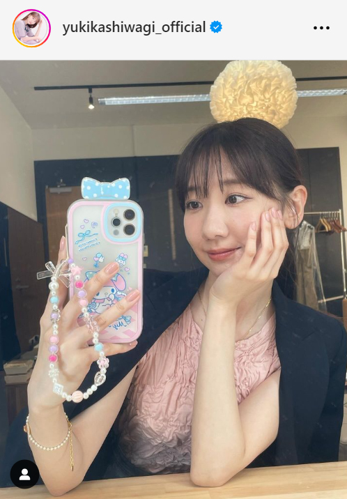 柏木由紀のインスタグラムから