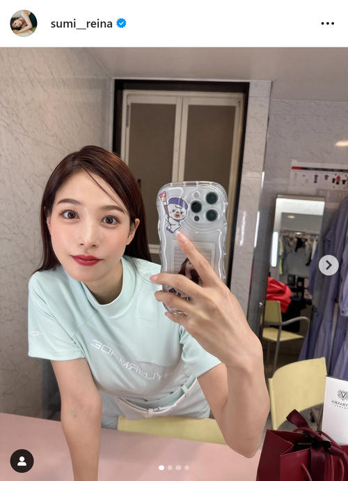 鷲見玲奈、産後１カ月と思えぬ美脚スタイル「さらに色気が」愛用のゴルフウエア披露