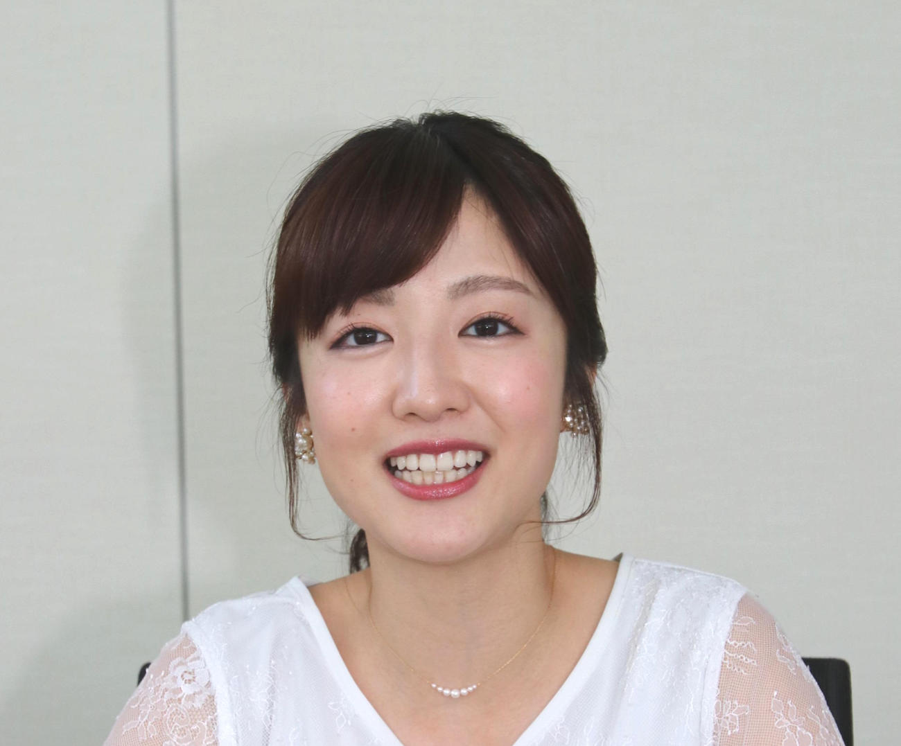 日テレ滝菜月アナ（2017年撮影）